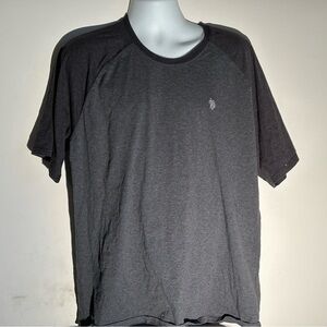 #POLO black sleeve grey torso t shirt